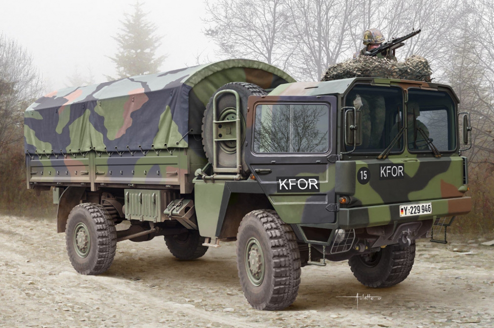 1:35 Сборная модель Немецкий грузовик German MAN-5  - 85507