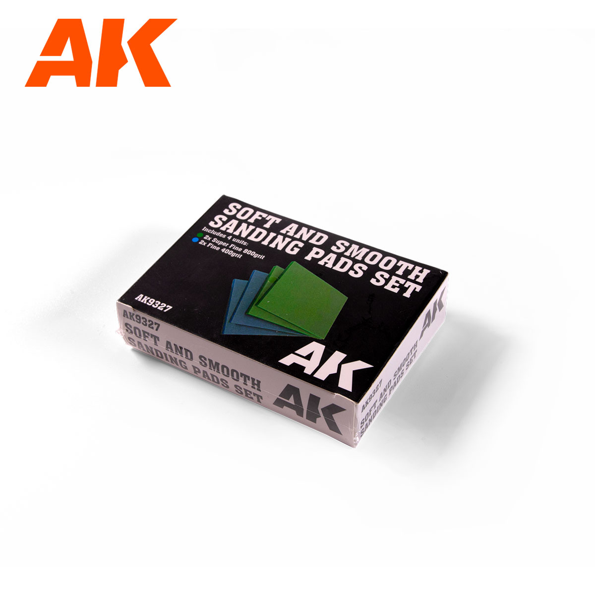 Набор мягких наждачных губок 4 шт. / Soft And Smooth Sponge - Sandpaper Set 4 Units - AK9327