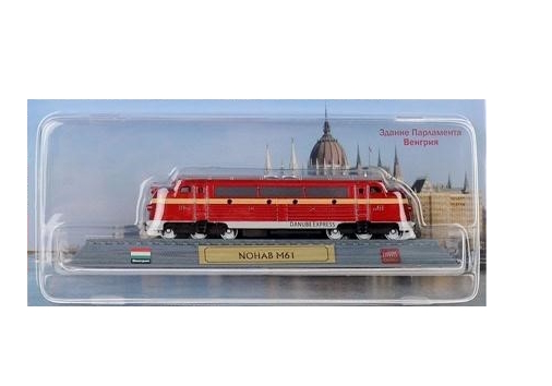 1:160 NOHAB M61, Локомотивы мира 1, красный - LOKM001