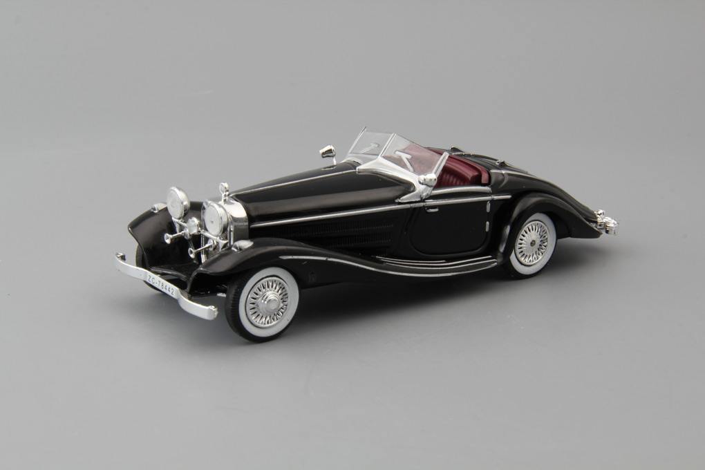 1:43 MERCEDES-BENZ 540K Spezial Roadster, Legendarne Samochody 22, black - LegSam22