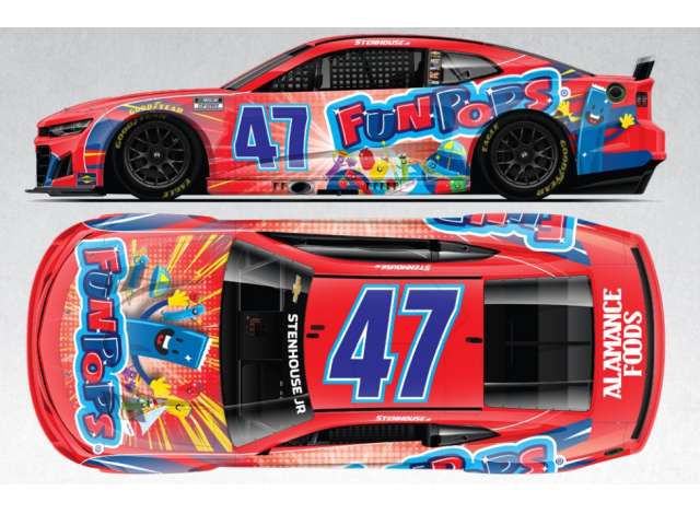 1:64 Chevrolet #47 Ricky Stenhouse Jr. *Fun Pops*, various 2025 - C472565SALRT