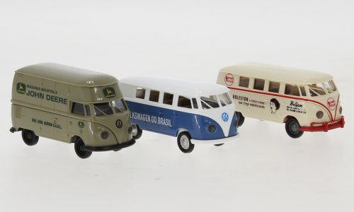 1:87 Набор из 3 VOLKSWAGEN-Bulli (1960) Im Einsatz in Südamerika - 90494