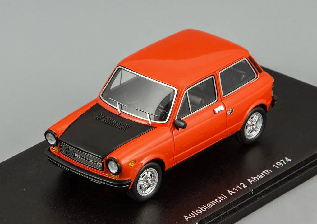 1:43 ABARTH Autobianchi A112 (1974), red / black - S1326