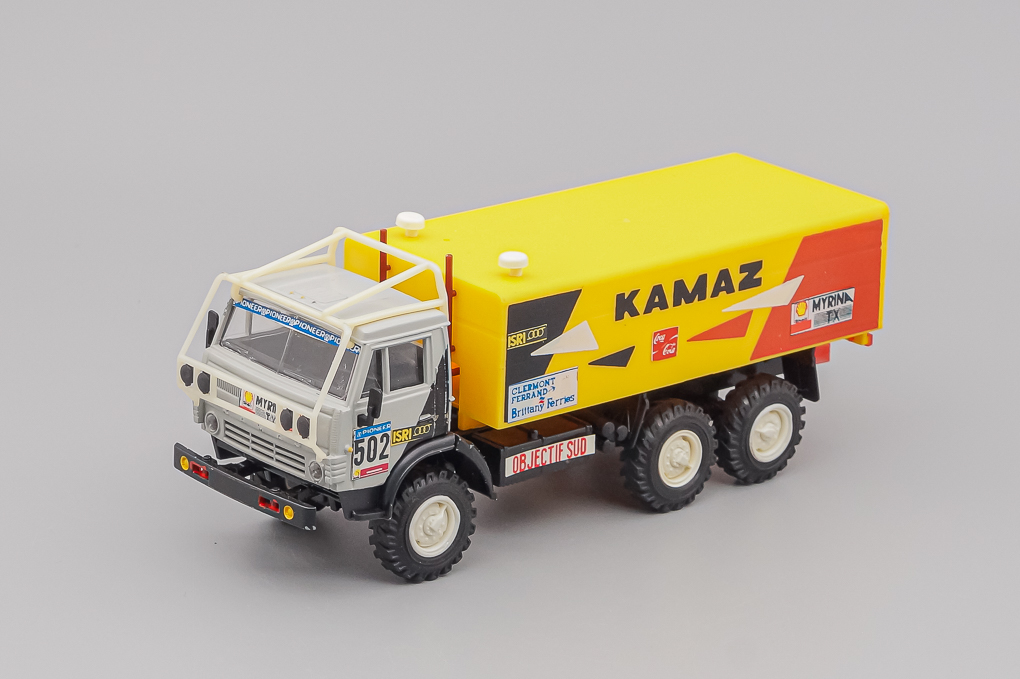 1:43 Камский 4310 Ралли #502, серый / желтый - ELK-491-X1
