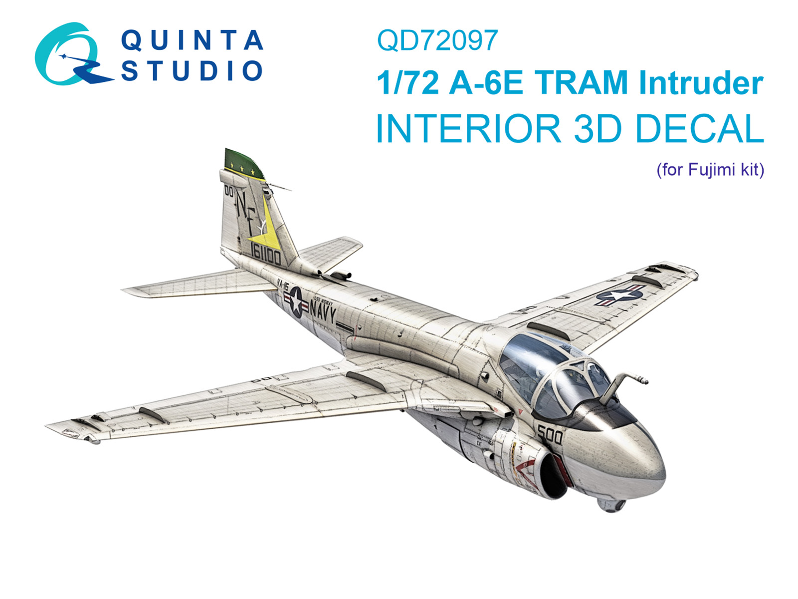 1:72 Декаль интерьера кабины A-6E TRAM Intruder (Fujimi) - QD72097