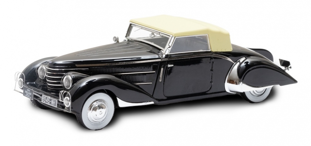 1:43 DELAGE D8-85 Clabot Roadster by Henri Chapron 1935 Closed, black - EMEU43030B