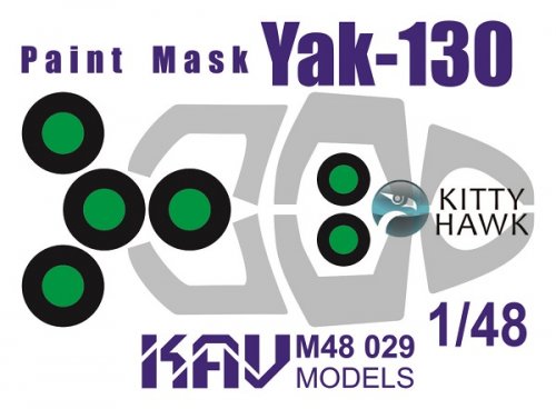 1:48 Маска окрасочная на Яk-130 (Kitty Hawk) - M48 029