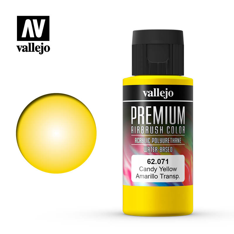 Краска акрил-уретановая 'Premium Color' Желтый Candy/Candy Yellow - 62071