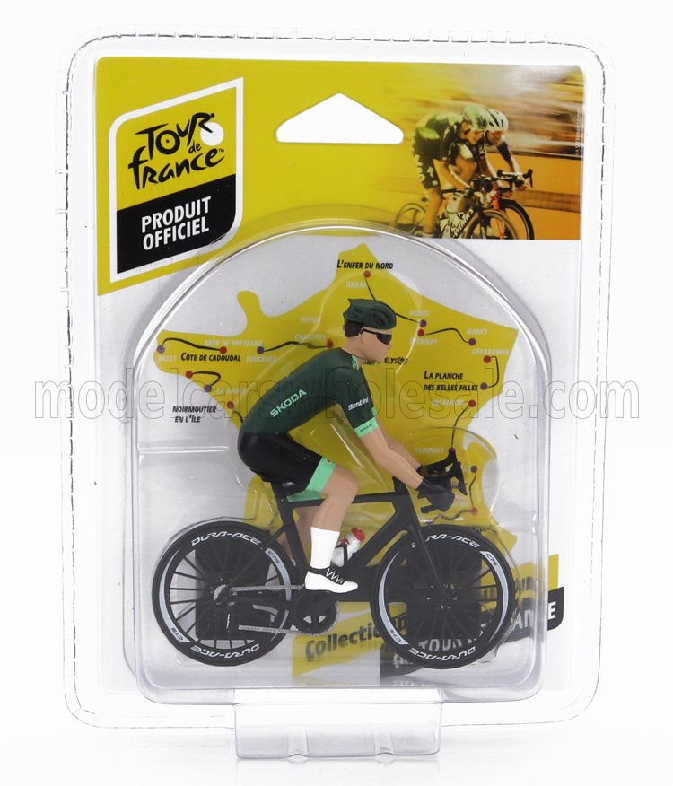 1:18 FIGURES Ciclista - Cyclist - Maglia Verde - Green Jersey - Tour De France 2023, Green - 1809909