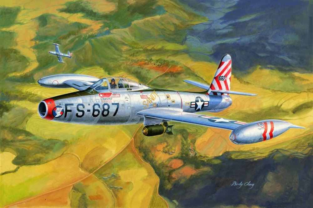 1:32 Сборная модель F-84E Thunderjet - 83207