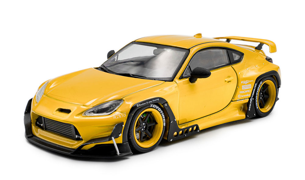 1:43 TOYOTA GR86 Pandem Rocket Bunny, yellow - S4315101