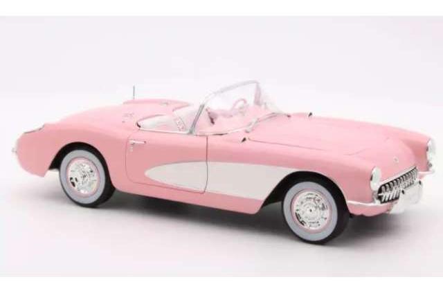 1:18 CHEVROLET Corvette (1956), pink/beige - 189070