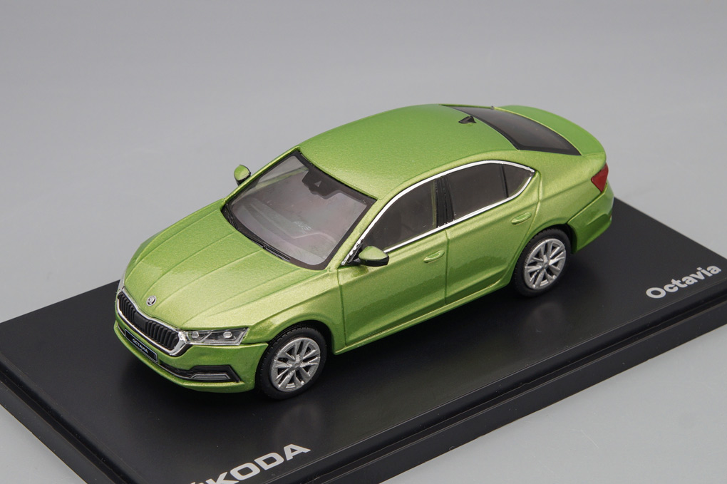 1:43 SKODA Octavia IV 2020 Zelená Májová Metalíza - 036QS