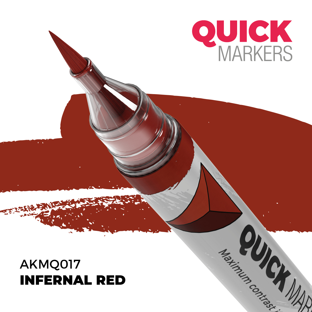 Маркер QUICK MARKER - Адский красный / Infernal Red - AKMQ017