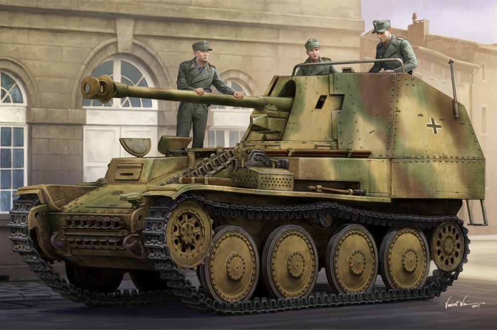1:35 Сборная модель САУ Marder III Ausf.M Tank Destroyer Sd.Kfz.138 - Late - 80168