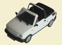 1:43 FIAT 126P Cabrio, Kultowe Auta 88, белый - kul088