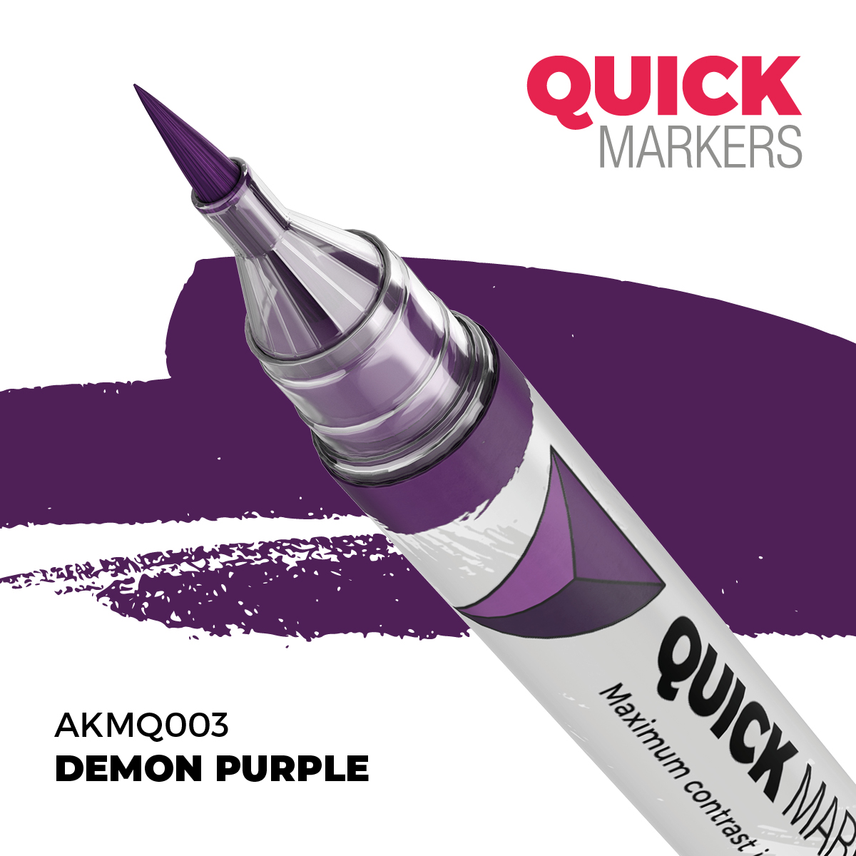 Маркер QUICK MARKER - Демонический пурпурный / Demon Purple - AKMQ003