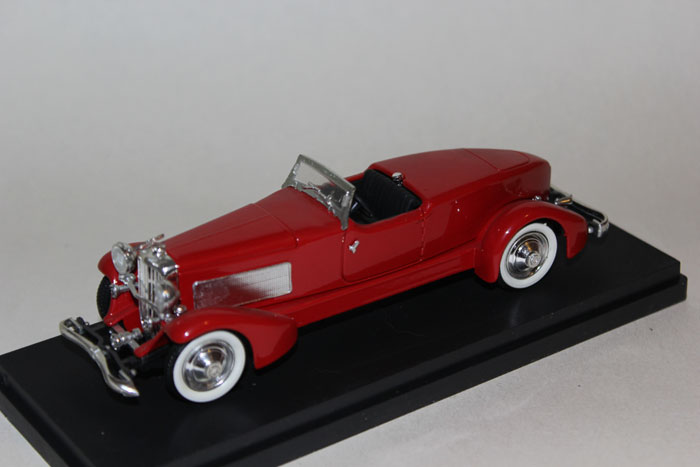 1:43 DUESENBERG SJ Speedster 'Fishtail' (1933), red - RIO86-X1