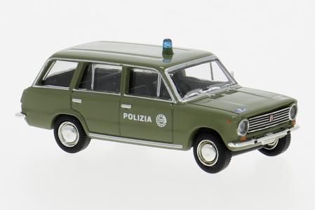 1:87 FIAT 124 Familiare Polizia (1966), olive green - 22428
