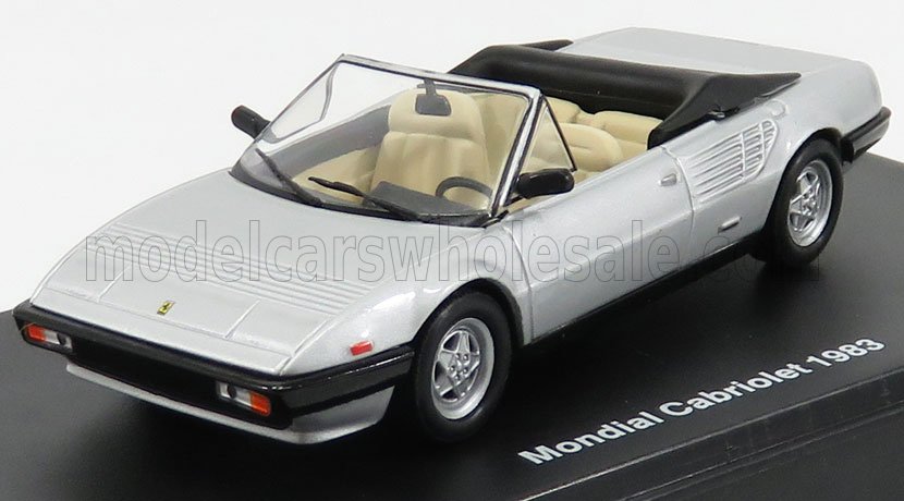 1:43 FERRARI Mondial Cabriolet (1983), silver - ABFGT053
