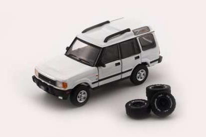 1:64 LAND ROVER Discovery 1 left hand drive, white 1998 - BM64B0193lhd