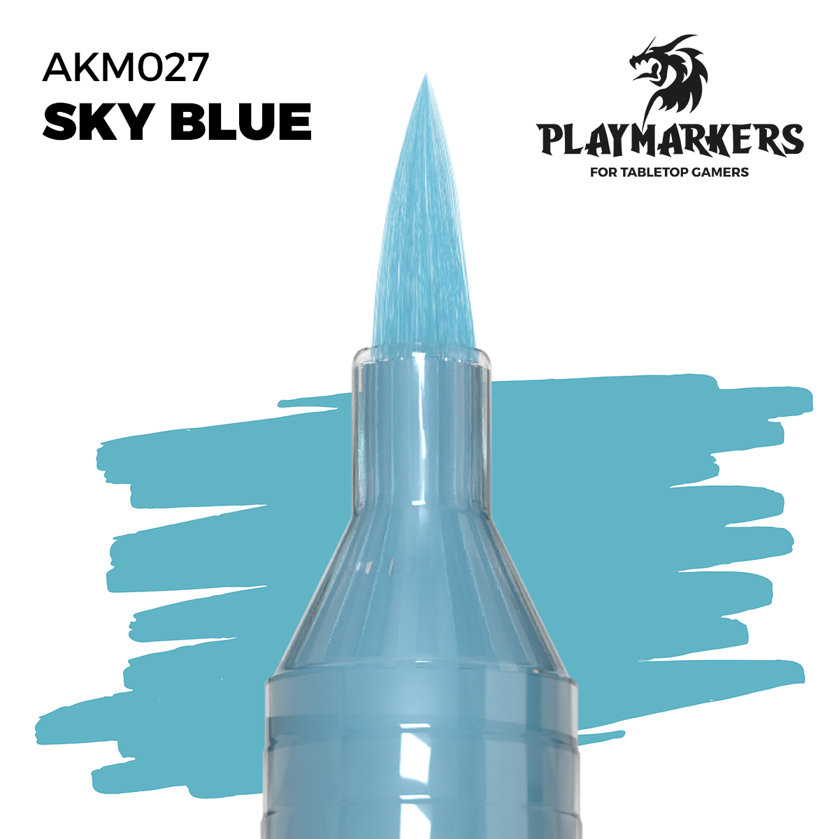 Маркер акриловый PLAYMARKER - Небесно-голубой / SKY BLUE – PLAYMARKER - AKM027