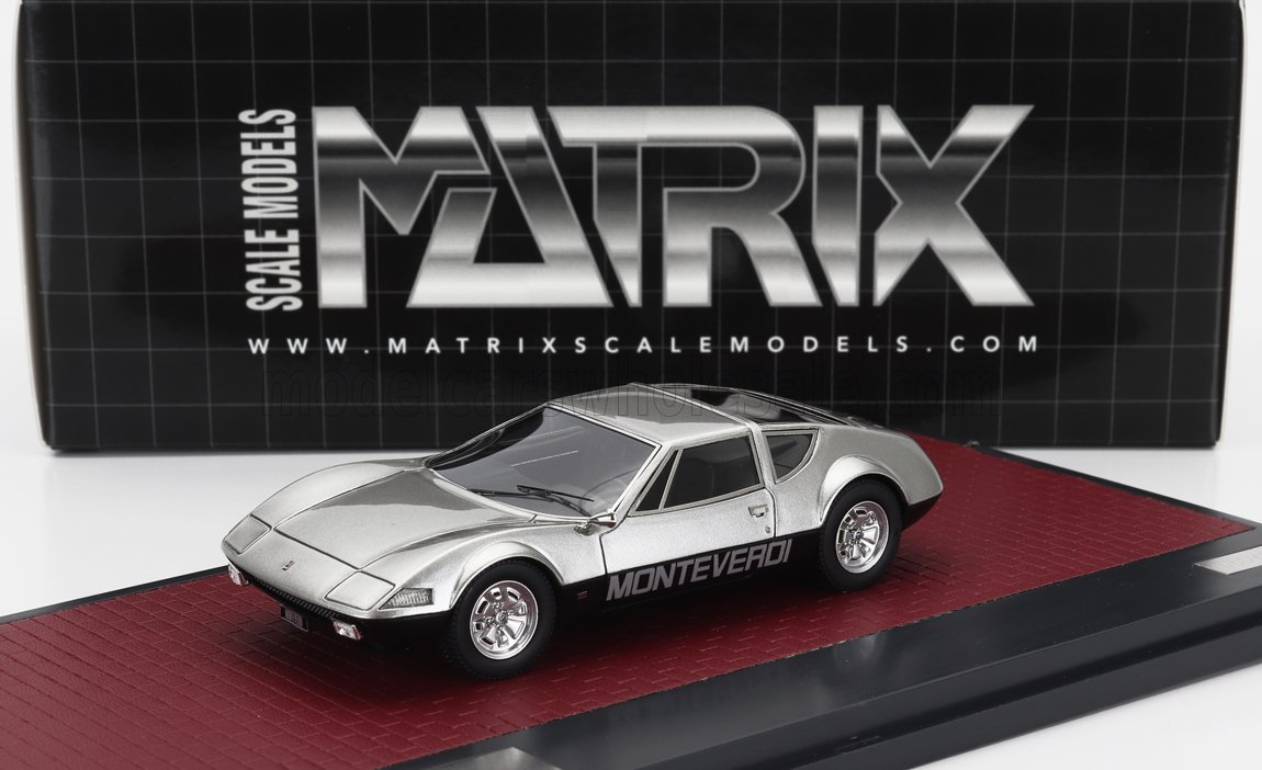 1:43 MONTEVERDI Hai 450 Gts (1973), Silver Black - MX41308-032