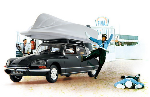 1:43 CITROEN DS21 Pallas c лодкой (из к/ф 'Приключения раввина Якова') 1973 - 157072