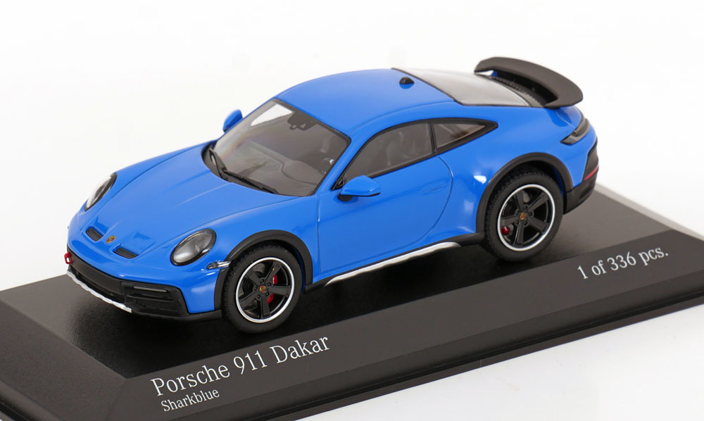 1:43 PORSCHE 911 (992) Dakar (2022), blue - 410062072