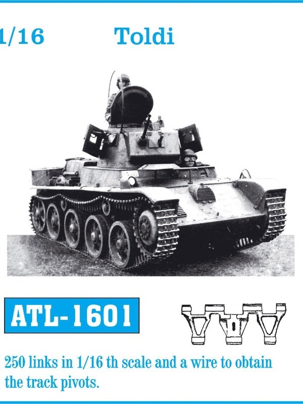 1:16 Траки наборные железные TOLDI - ATL-16-01