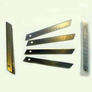Лезвия к ножу выдвижному 9 мм, 10 штук - 4059