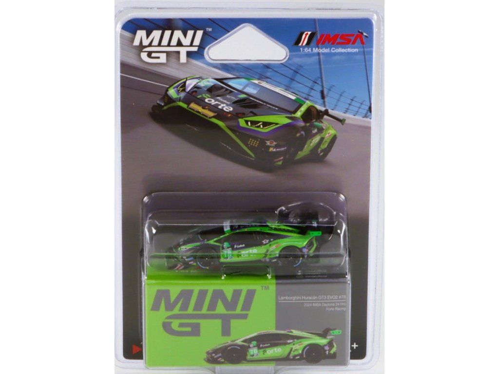1:64 LAMBORGHINI Huracan GT3 EVO2 #78 (2024), green/black - MGT01062-BL