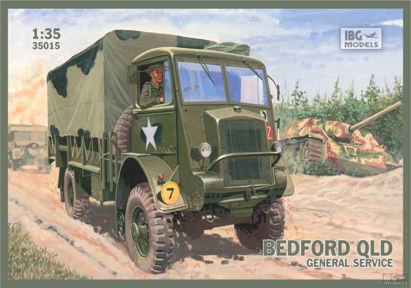 1:35 Сборная модель Британский грузовой автомобиль Bedford QLD General service - 35015