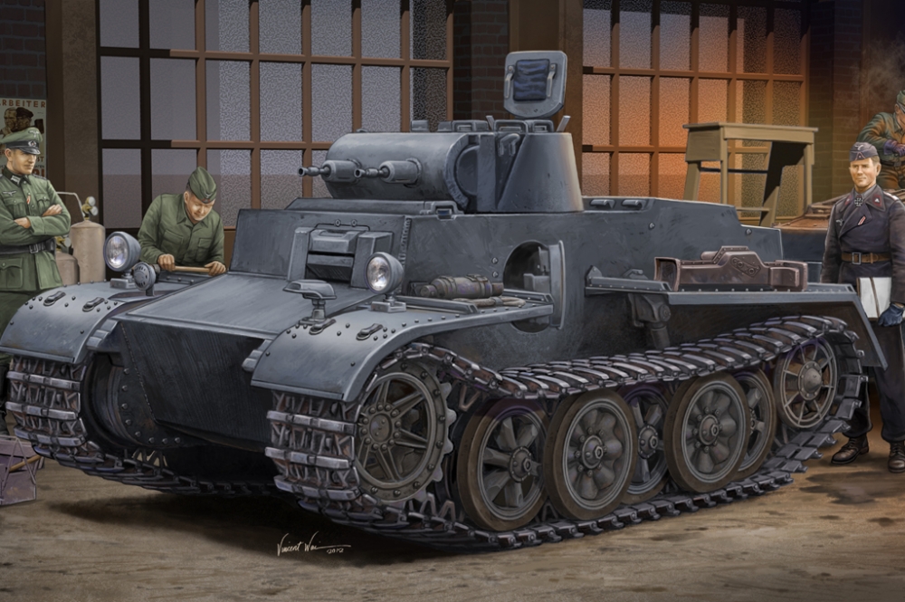 1:35 Сборная модель Танк German Pzkpfw.I Ausf.F (VK1801)-Early - 83804
