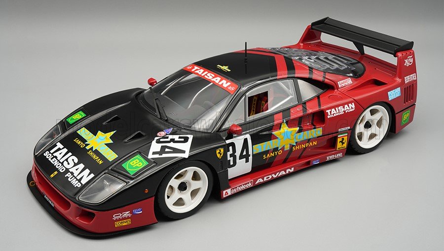1:18 FERRARI F40 LM 2.9L Twin Turbo V8 Team Taisan №34 JGTC Season (1995) Anthony Reid - Masahiko Condo - TM18-405E