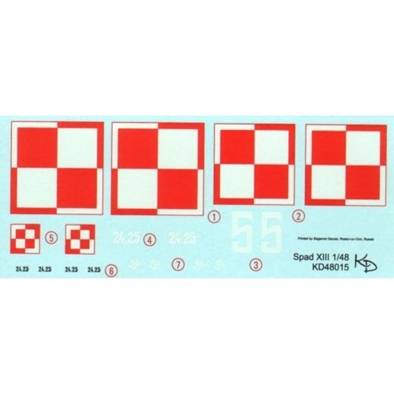 1:48 Декаль Spad XIII Polska 5 - 48015