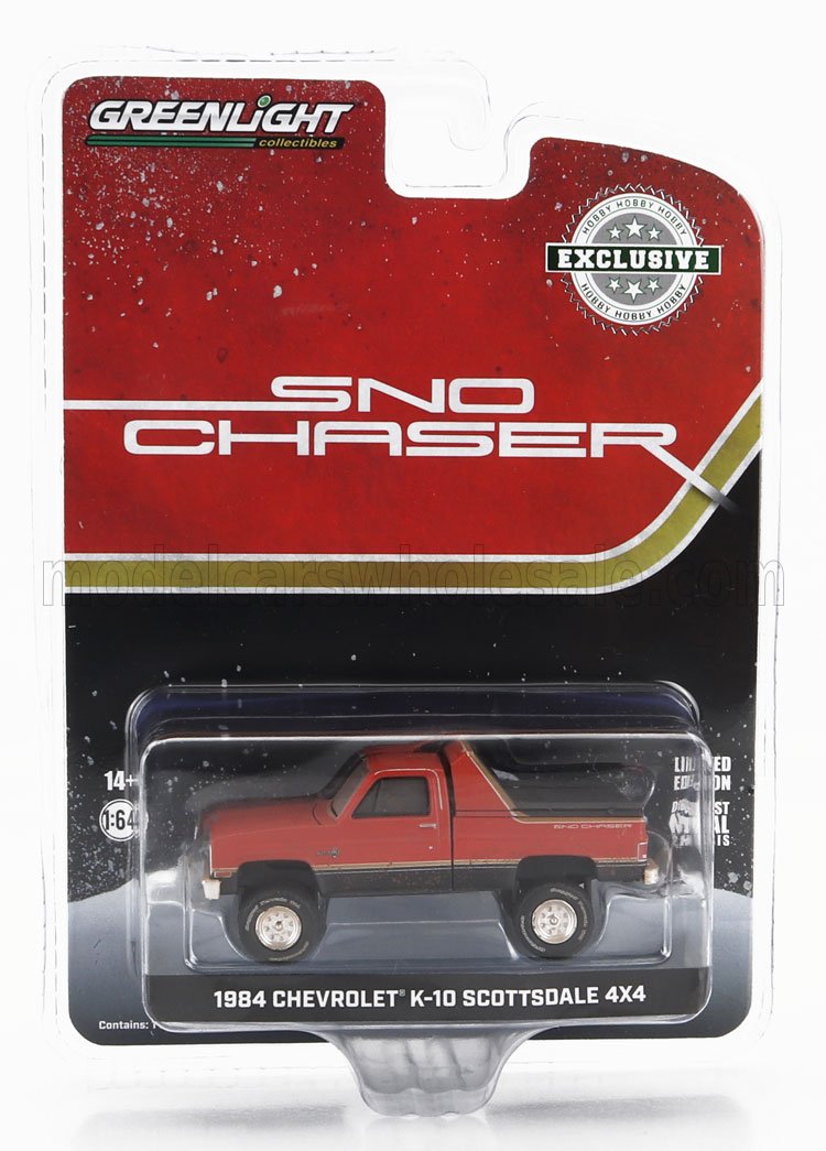 1:64 CHEVROLET K-10 Pick-up Scottsdale 4x4 (1984), Orange - 30461