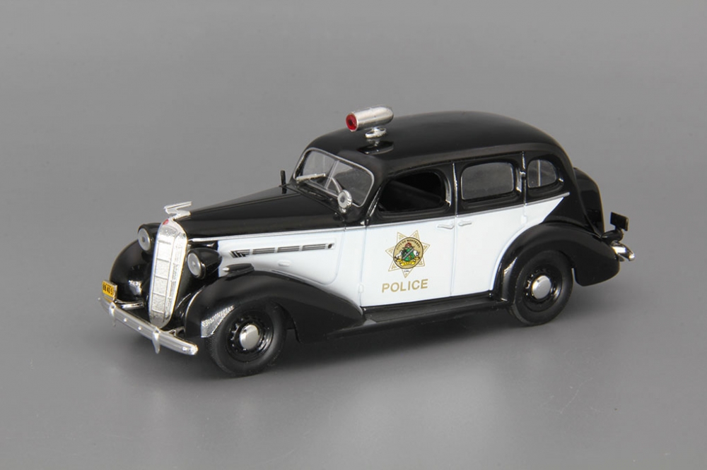1:43 BUICK Special, Полицейские Машины Мира 32, black / white - PCW032