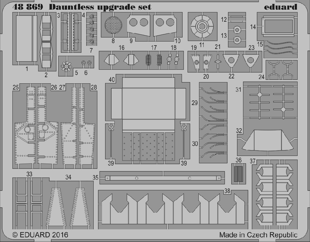 1:48 Фототравление для Dauntless upgrade set - 48869