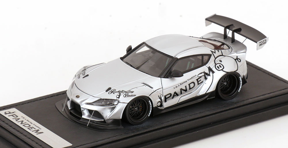 1:43 TOYOTA Pandem Supra A90, silver black - 2146