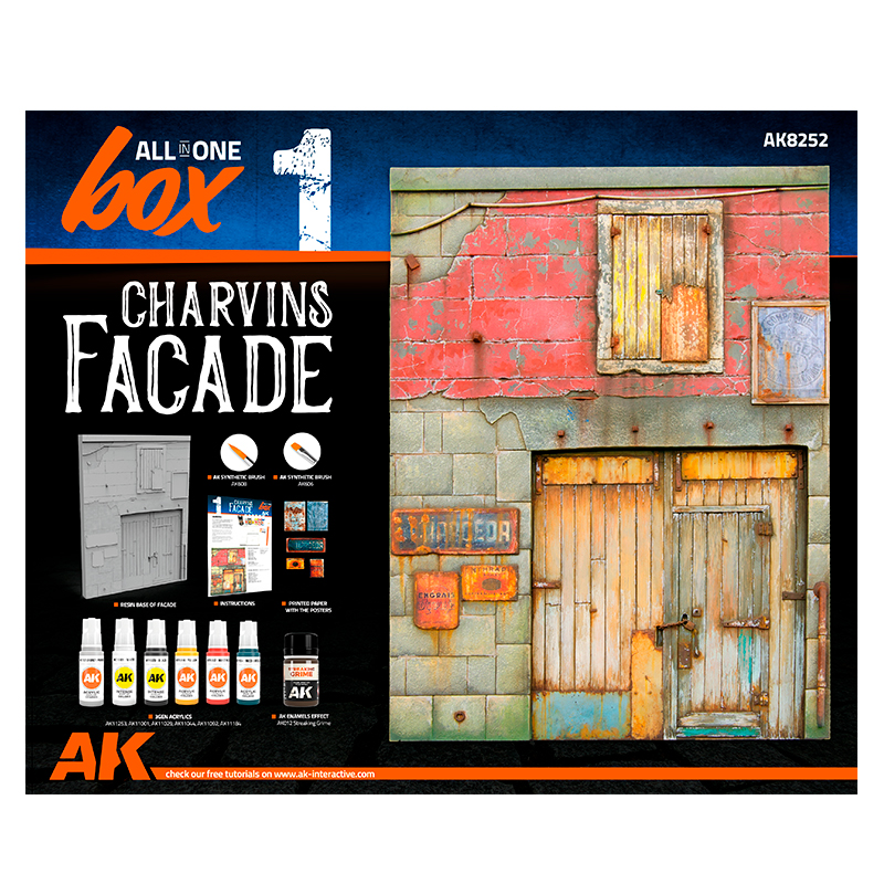 Набор 'ALL IN ONE' Французский сельский фасад / SET -BOX 1 – CHARVINS FACADE - AK8252