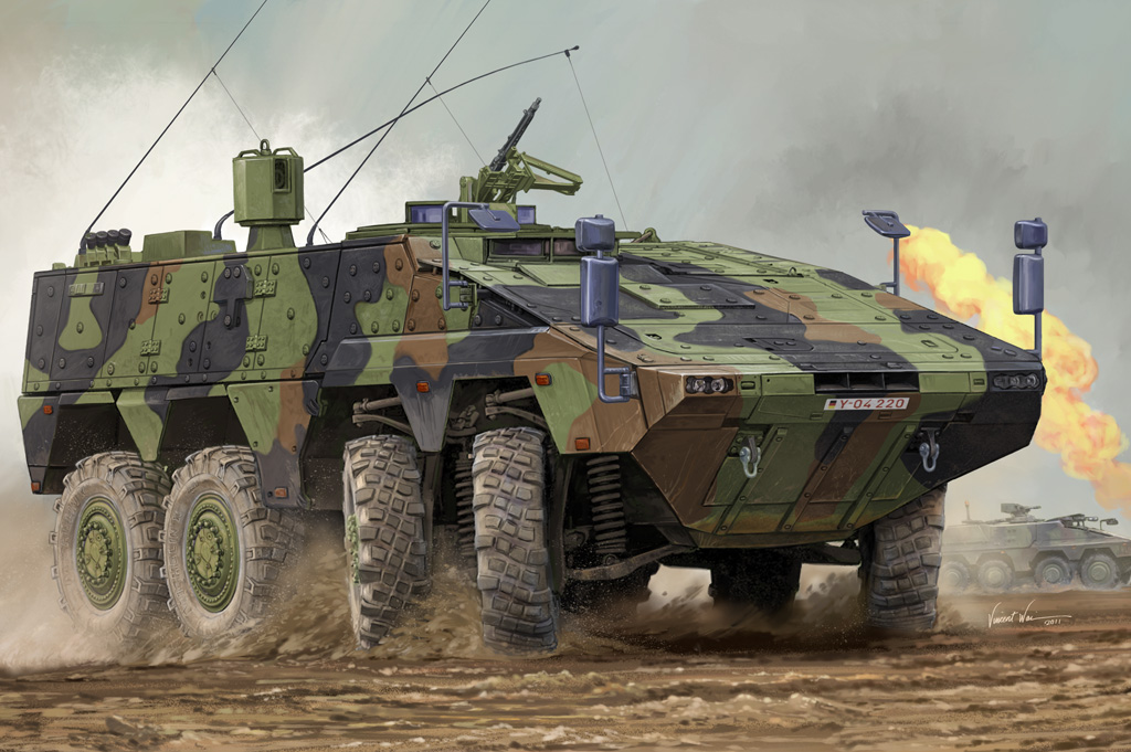 1:35 Сборная модель БТР German Boxer MRAV - 82480