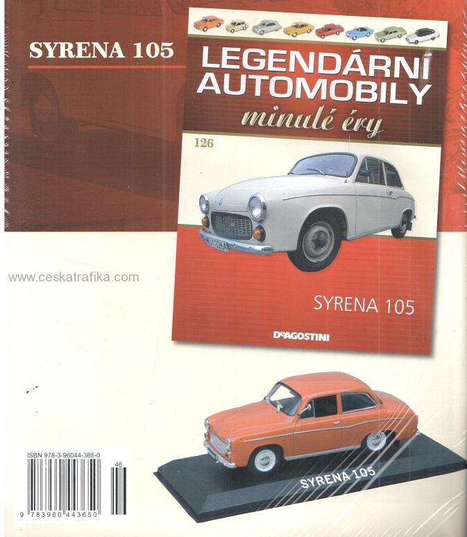 1:43 SYRENA 105, Legendarni automobily minule ery 126 - LAME126