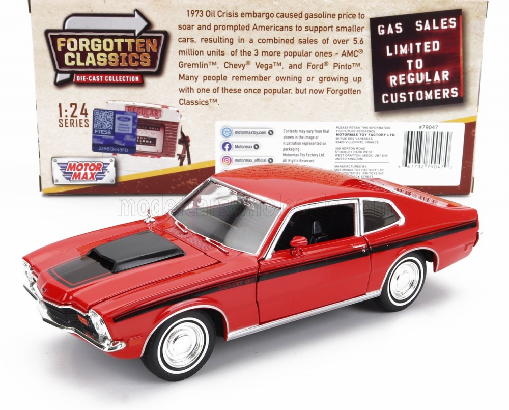 1:24 MERCURY Comet Gt (1971), Red Black - 79047R