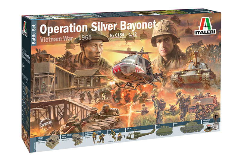 1:72 Сборная модель Диорама Vietnam War 1965: Operation Silver Bayonet - 6184