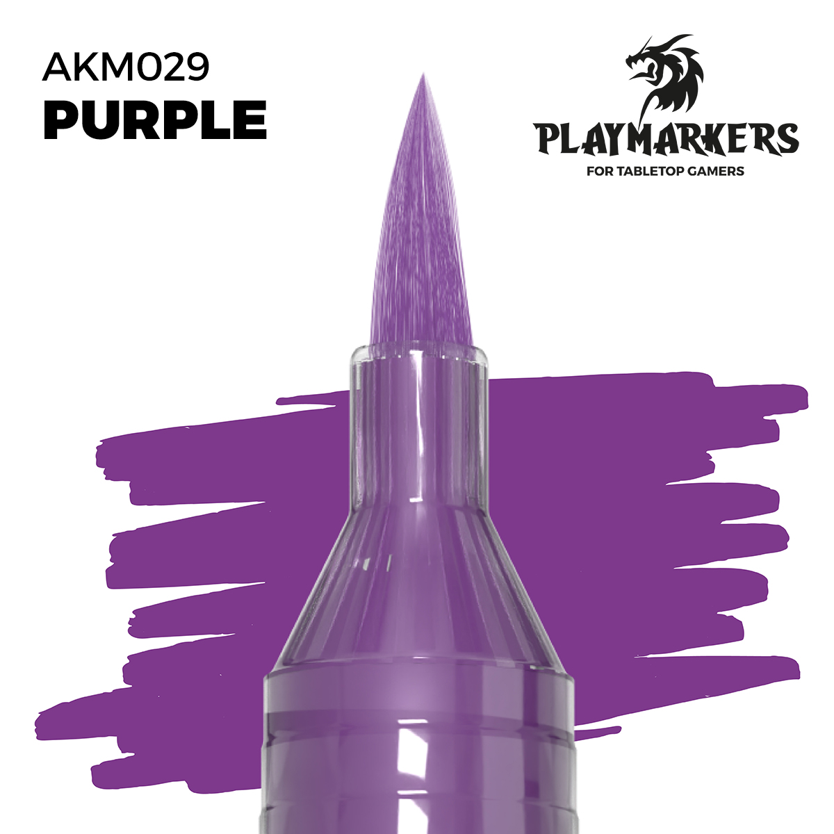 Маркер акриловый PLAYMARKER - Фиолетовый / PURPLE – PLAYMARKER - AKM029