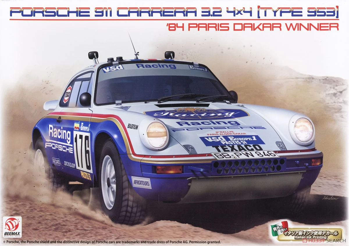 1:24 Сборная модель Porsche 911 Paris-Dakar Rally Winner (1984) - bmx24038