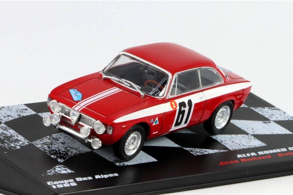 1:43 ALFA ROMEO Giulia GTA #61 Alpine Rally J.Rolland G.Augias (1966) - DEAZAV93