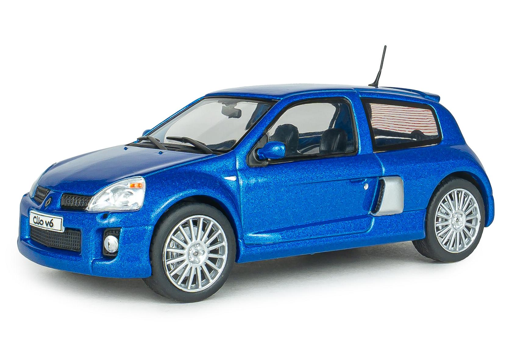 1:43 RENAULT Clio Sport V6 Phase II (2003), blue - S4318101