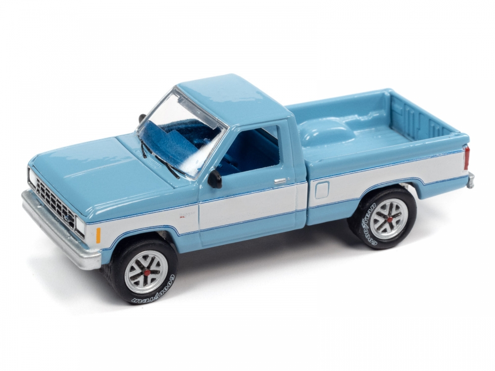1:64 FORD Ranger (1984), голубой с белым - JLCG028A-3